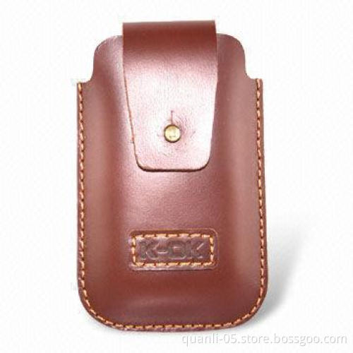 Mobile Phone Case for BlackBerry, Made of Leather